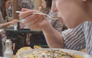 eating Pasta